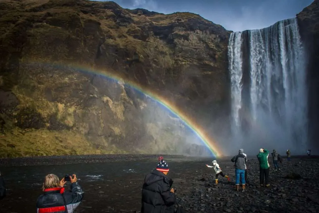 Iceland, road trip, places to visit, guide, waterfall, Skógafoss