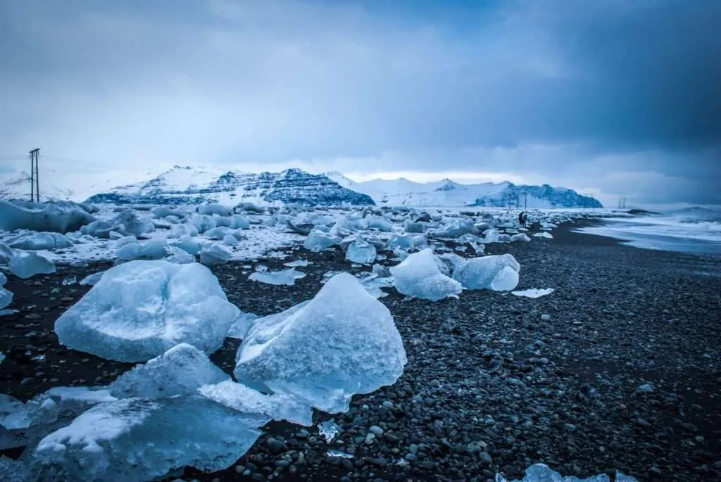 Iceland, road trip, places to visit, guide, Jökulsárlón, beach