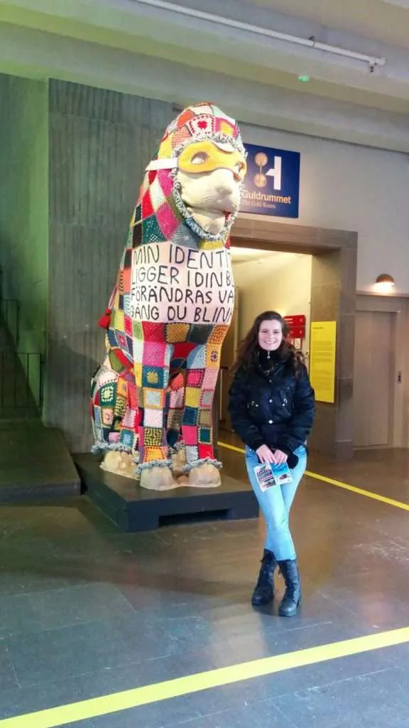the entrance to the free Historic Museum in Stockholm, Sweden