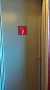 viking's toilets in the History Museum in Stockholm, Sweden