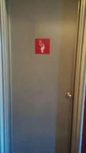 viking's toilets in the History Museum in Stockholm, Sweden