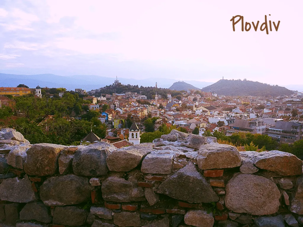 View over Plovdiv, Bulgaria