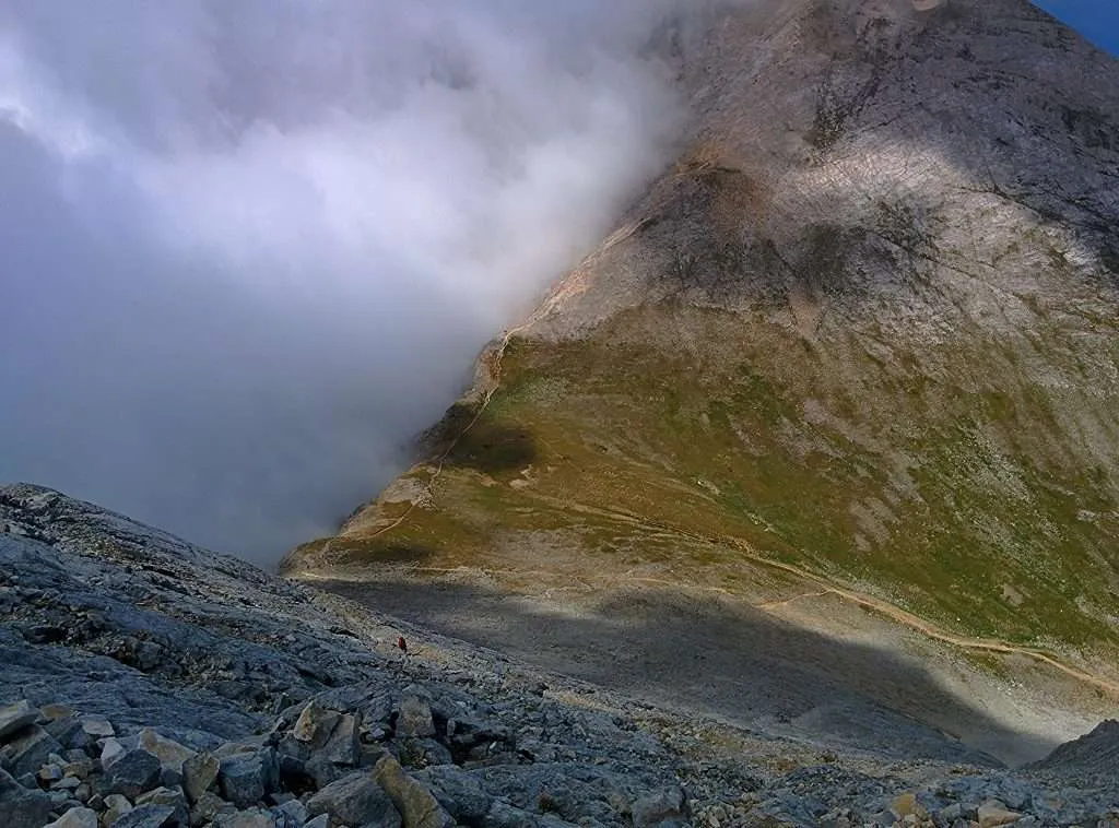 Climbing mount Vihren, Pirin mountain, Bulgaria