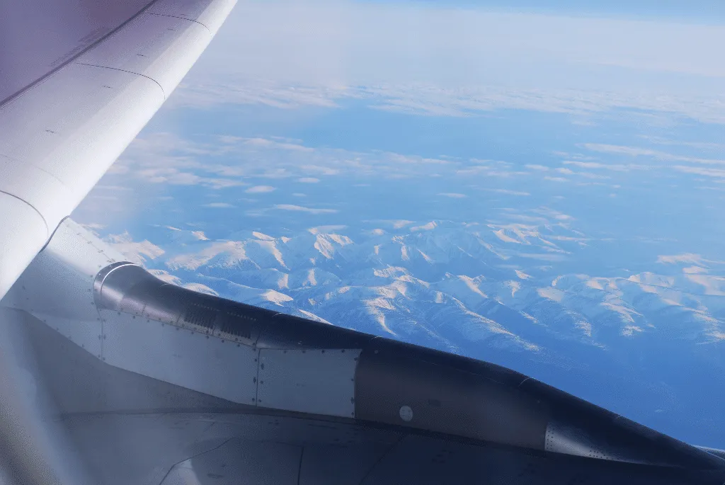 Tips for first time flyers - first time flyer guide - view from the airplane
