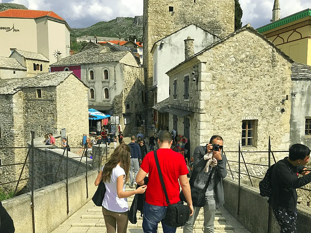 Mostar, Bosnia and Herzegovina, Our Skoda road trip route on the map - Bosnia and Herzegovina, Croatia, Slovenia, Czech, Slovakia