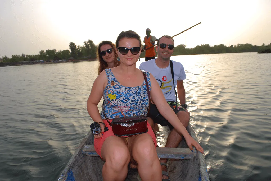 Travel to Senegal - Bandia reserve, big baobab tree, Shell island, Sally beaches