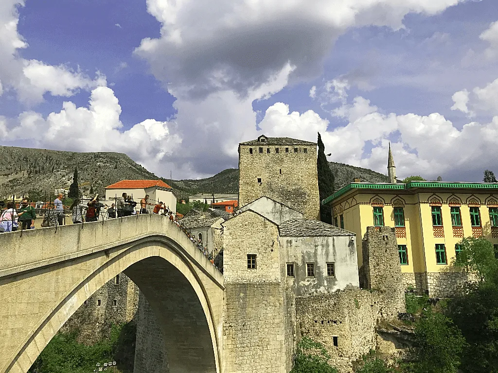 Mostar, Bosnia and Herzegovina, Our Skoda road trip route on the map - Bosnia and Herzegovina, Croatia, Slovenia, Czech, Slovakia