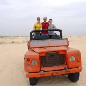 Travel to Senegal - Pink lake (Lac Rose), rally Dakar finish, off-road, Goree island, Dakar at night