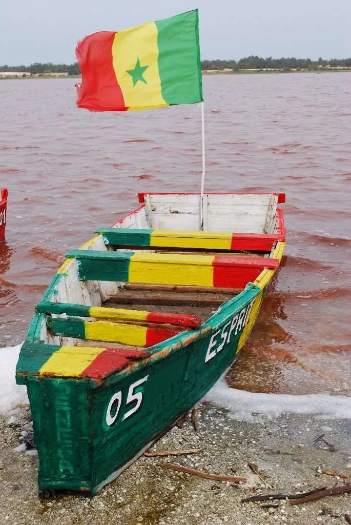 Travel to Senegal - Pink lake (Lac Rose), rally Dakar finish, off-road, Goree island, Dakar at night