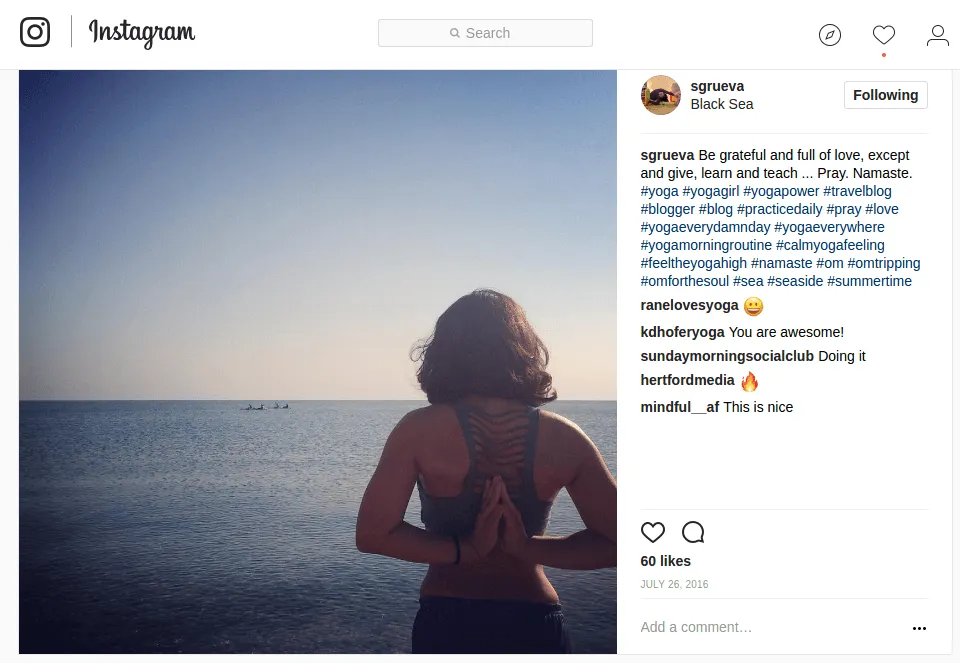 Travel to Bulgaria - Delfin camping site, Black Sea, yoga and relax, July morning