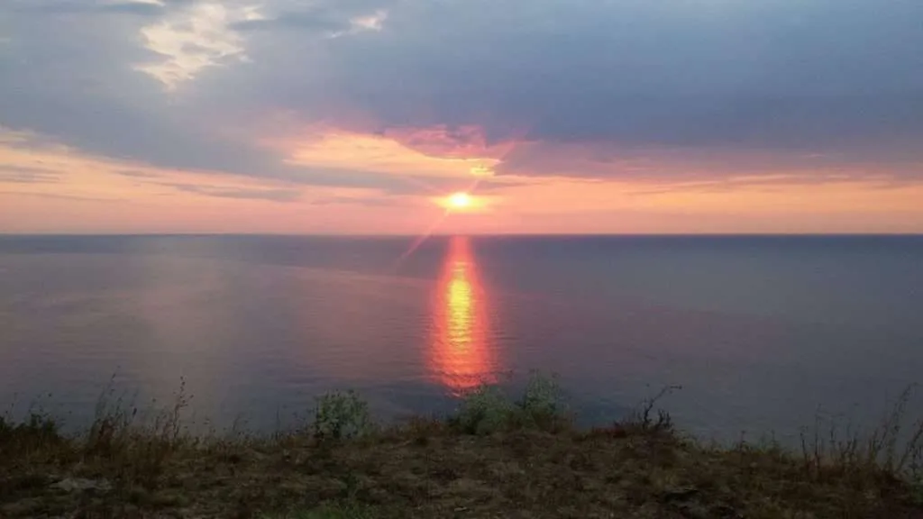 Emona, Bulgaria - greeting the sunrise July morning