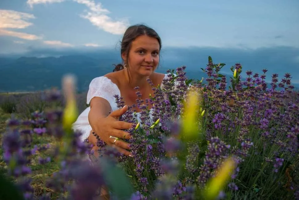 Lavender in Bulgaria - photography of lavender fields, barley