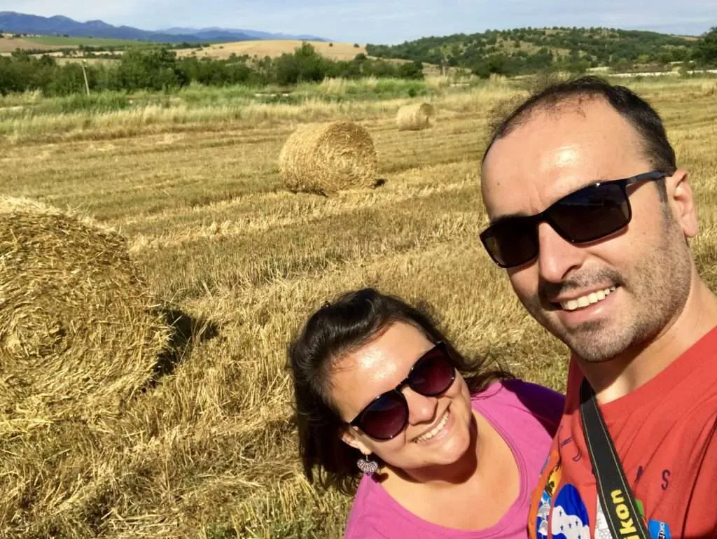 Summer in Bulgaria: Balls of straw