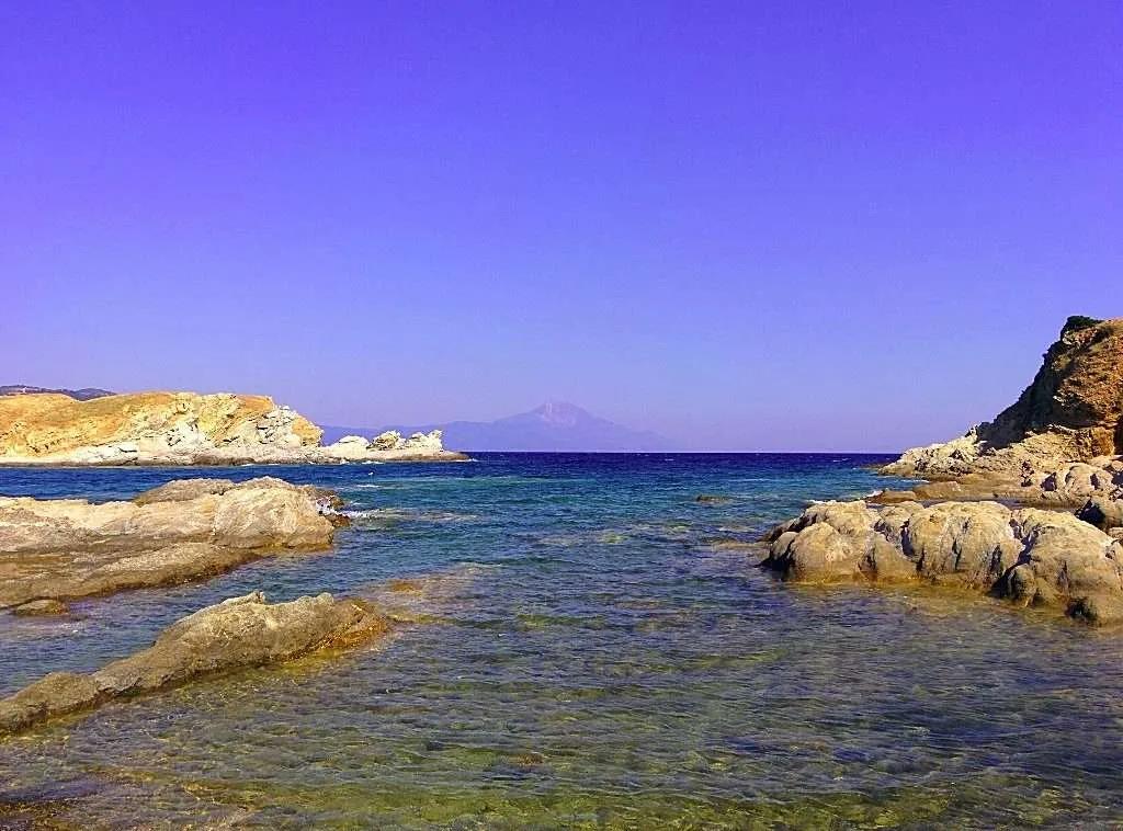 Seaside in Greece: Chalkidiki, Mount Athos, Drenia islands