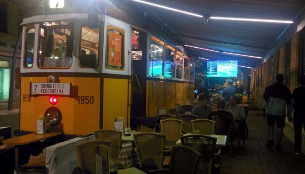 Hungary Szeged food tram