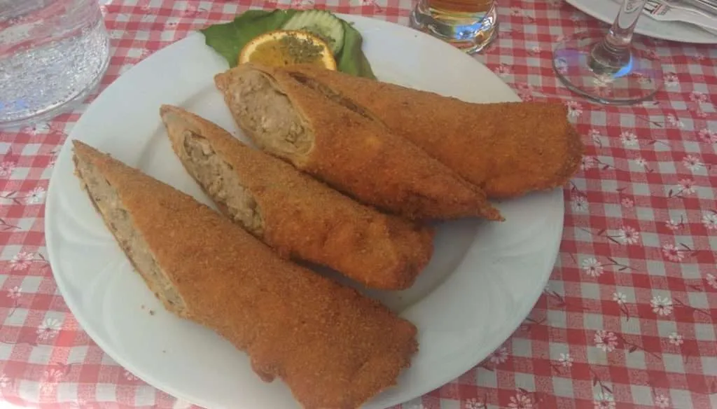 Hungary Szeged pancakes with brain