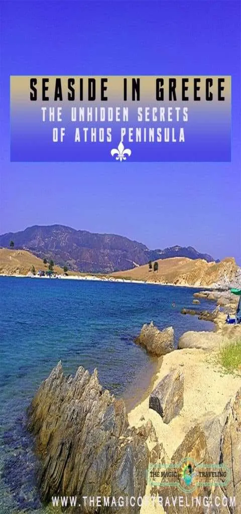 Seaside in Greece, Athos, Pinterest photo