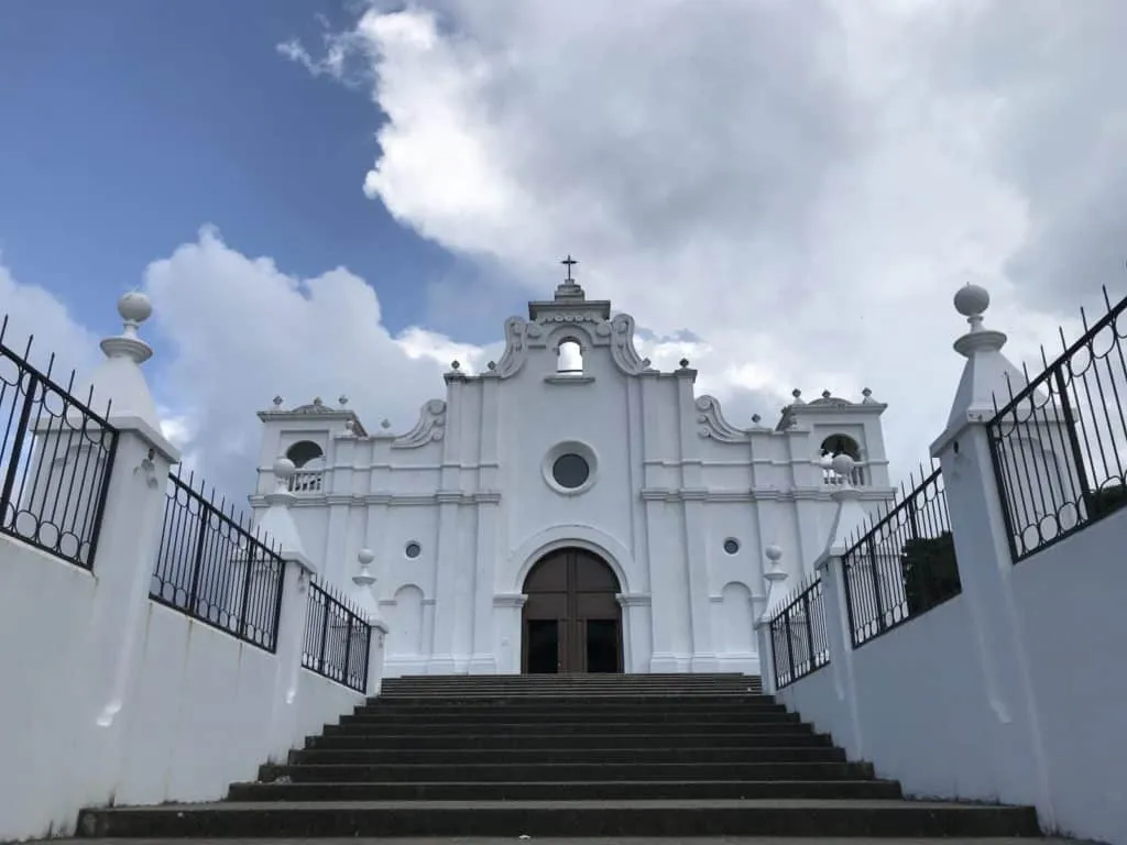 The Cathedral in Apaneca, Ruta de las Flores, El Salvador