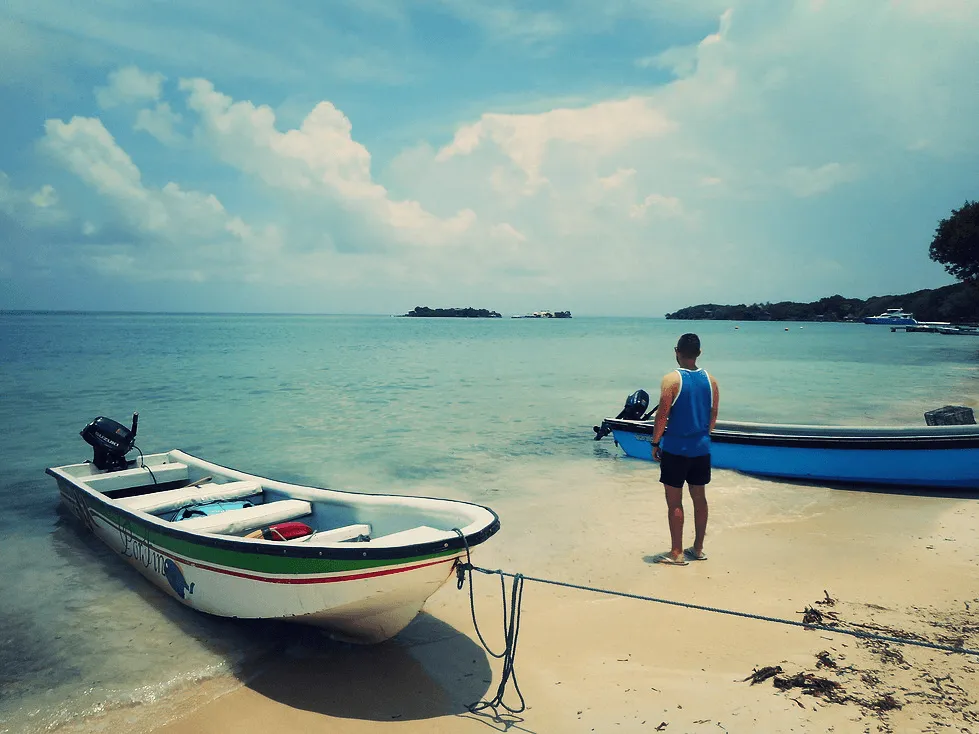 Beach in Islas del Rosario, Cartagena