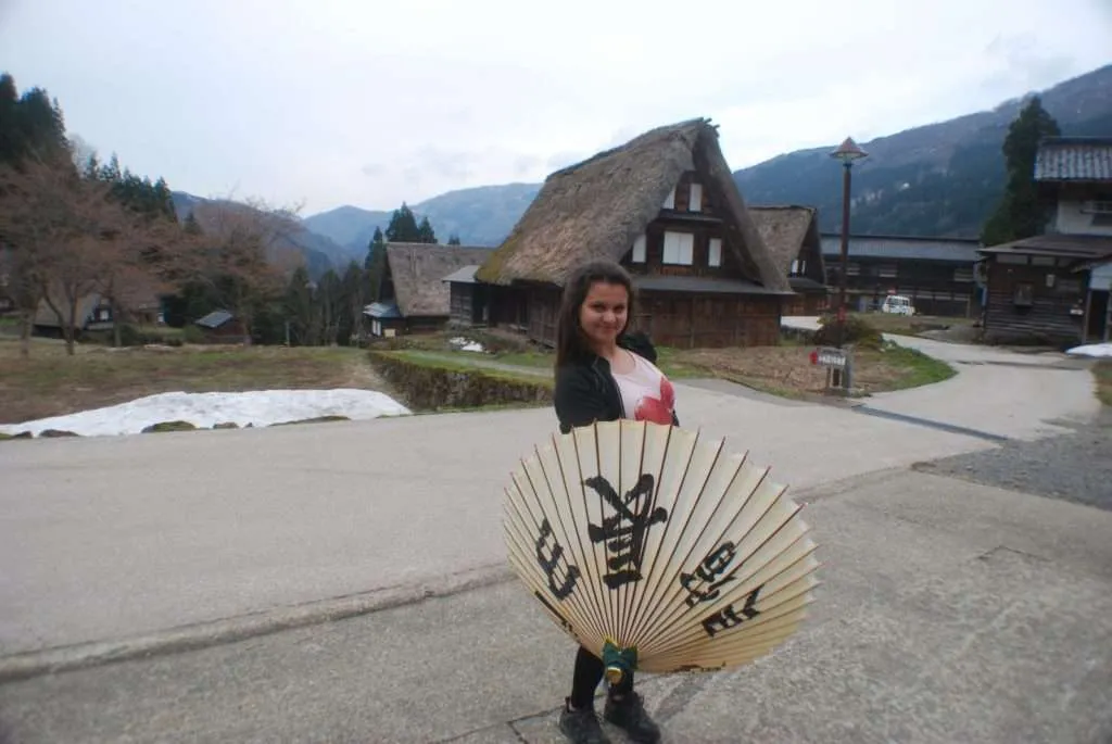 Ainokura village in Japan, the traditional gasho houses