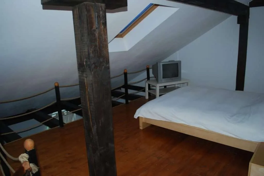 The ship hotel in Sibiu, Romania
