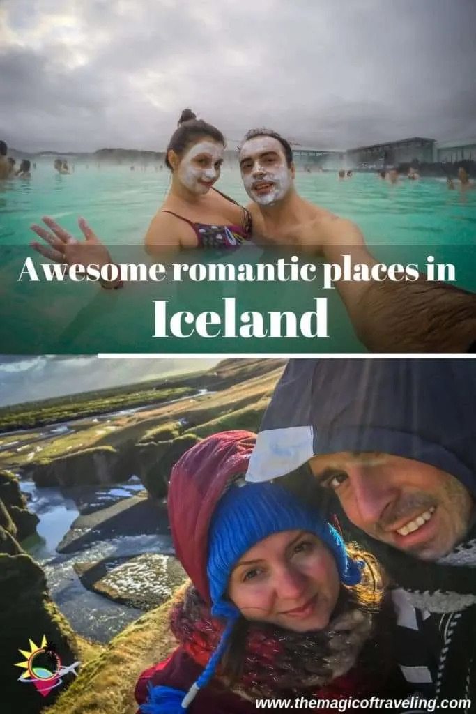 Awesome romantic places to visit in Iceland, Pinterest photo
