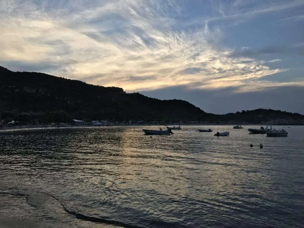 Armenistis beach and camping