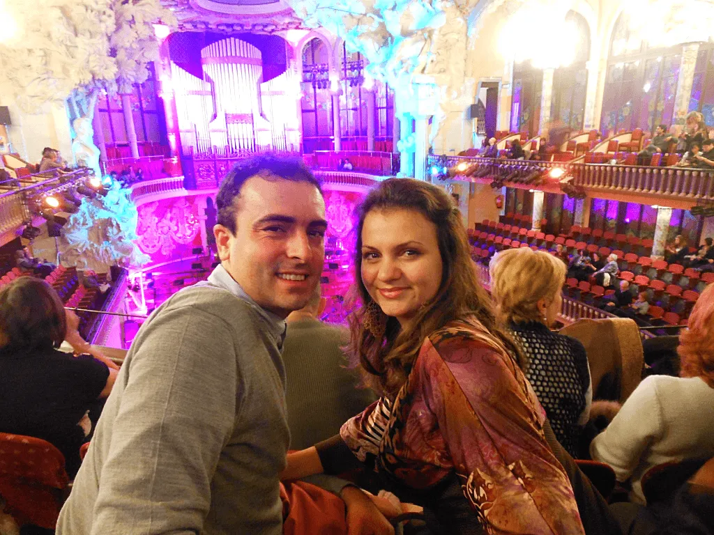 Spain, Barcelona, visit the opera for Christmas