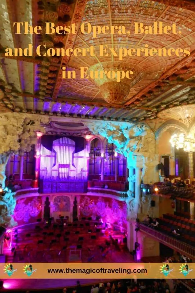 The Best Opera, Ballet, and Concert Experiences in Europe Pinterest