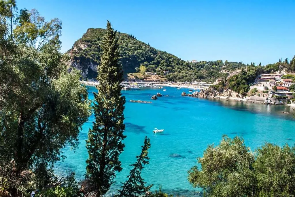 Greece Corfu Paleokastritsa Palaiokastritsa