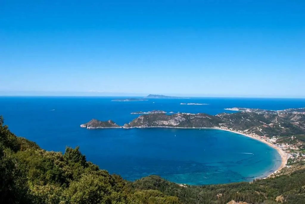 Greece Corfu Agios Georgios Pagon beach