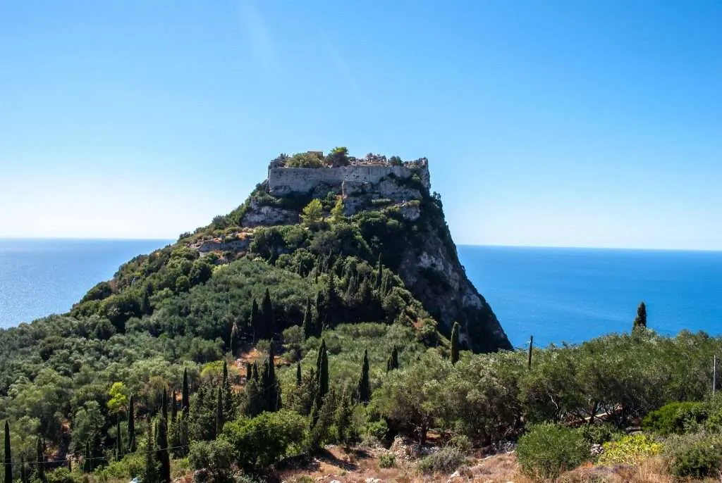 Greece Corfu Angelokastro