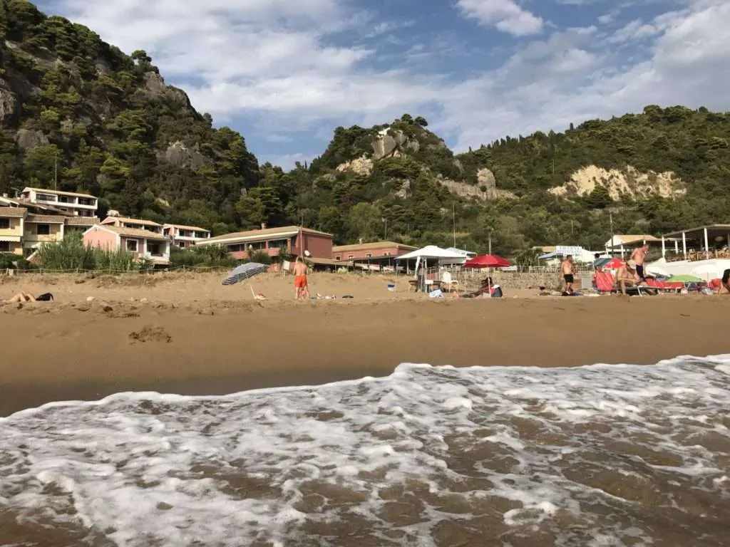 Greece Corfu Glyfada beach