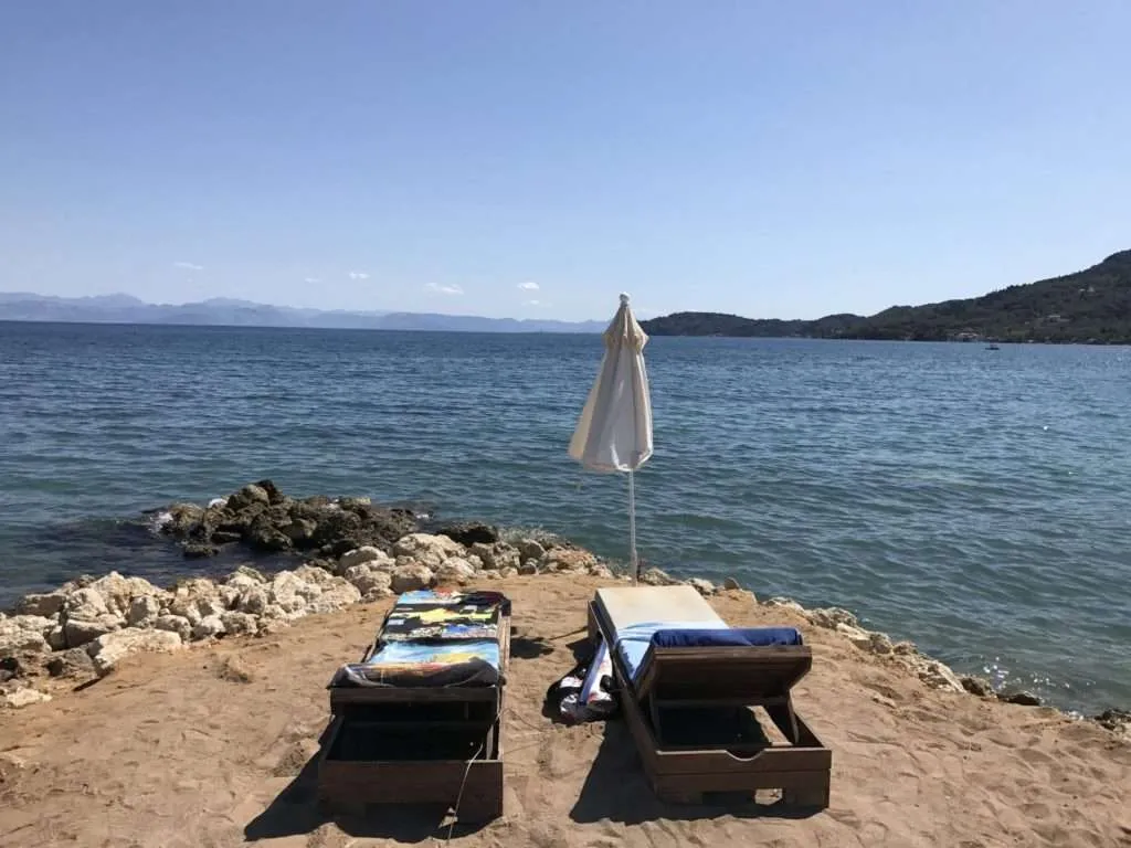 Greece Corfu Mesoggi Rossis Messonghi beach
