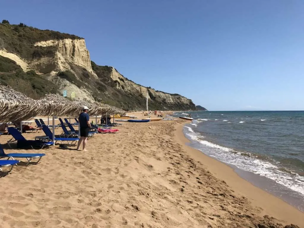 Greece Corfu Issos beach