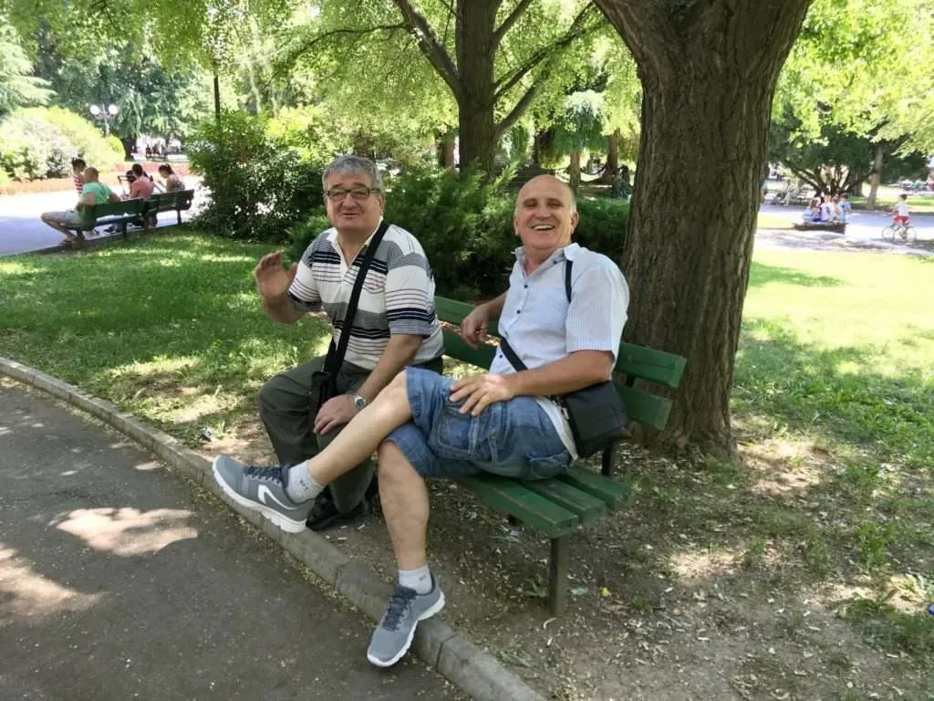 Местни в парка, Стара Загора