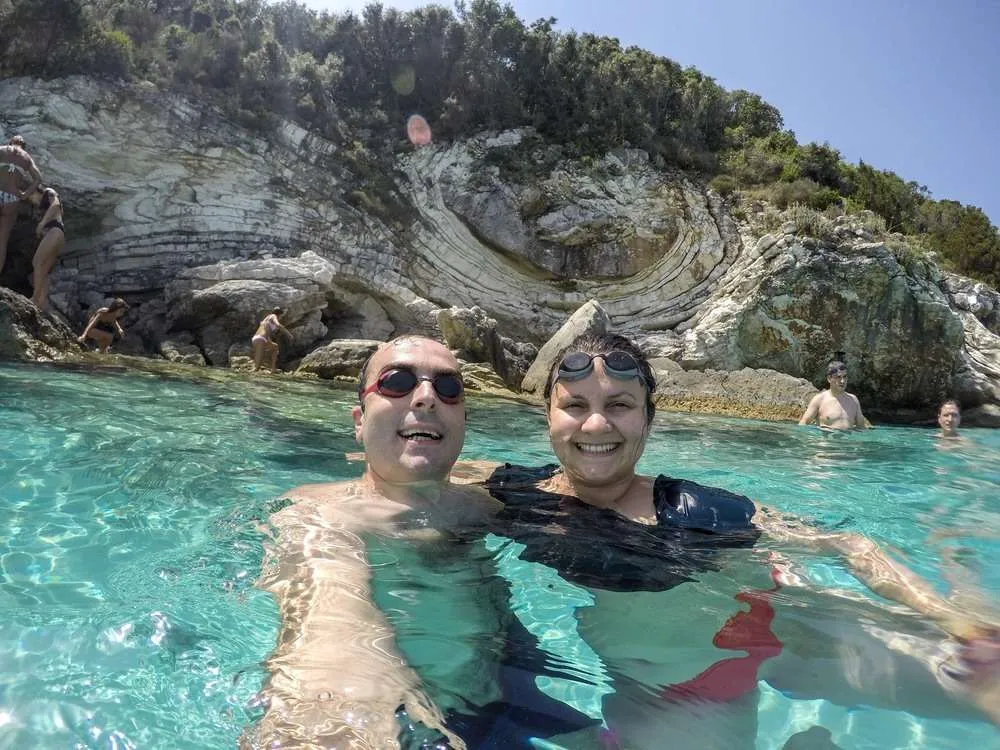 Boat trip to Paxos and Antipaxos from Corfu - Voutumi beach