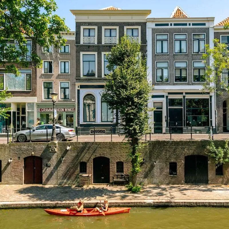 kayaking in Utrecht, the Netherlands
