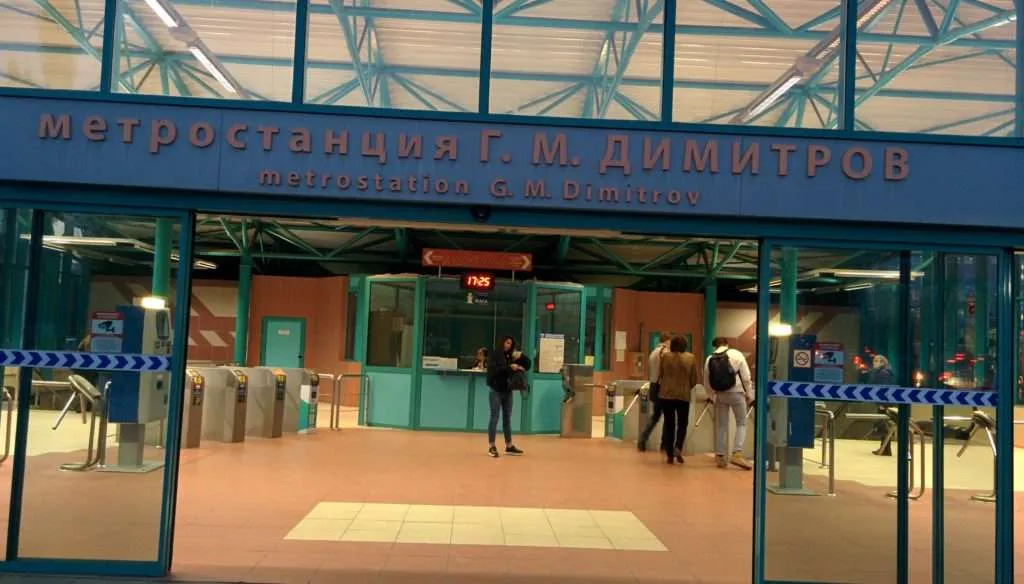 Sofia subway station - ticket seller