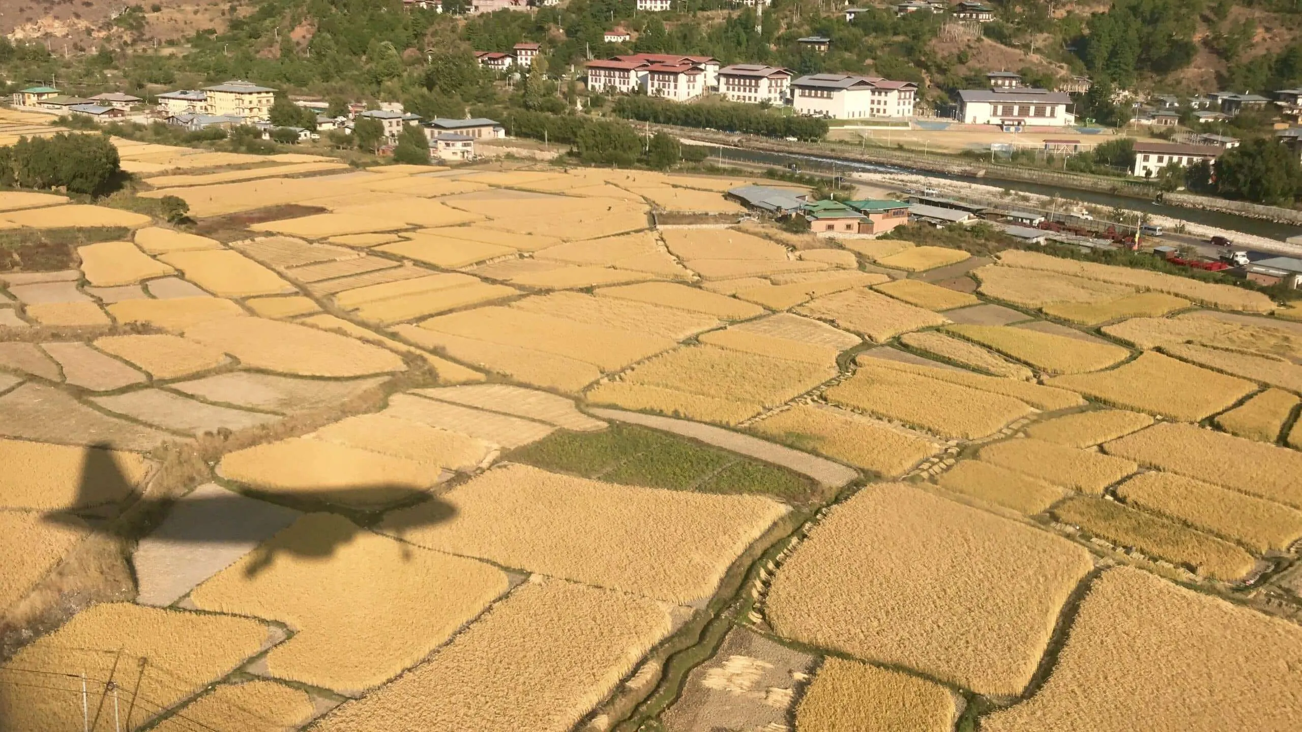 How to plan a trip to Bhutan from Nepal: Landing in Paro airport