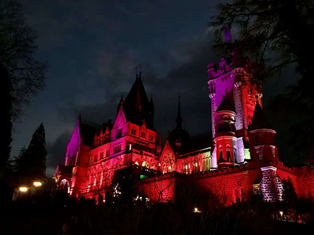 Drachenburg Castle and Christmas market, Germany