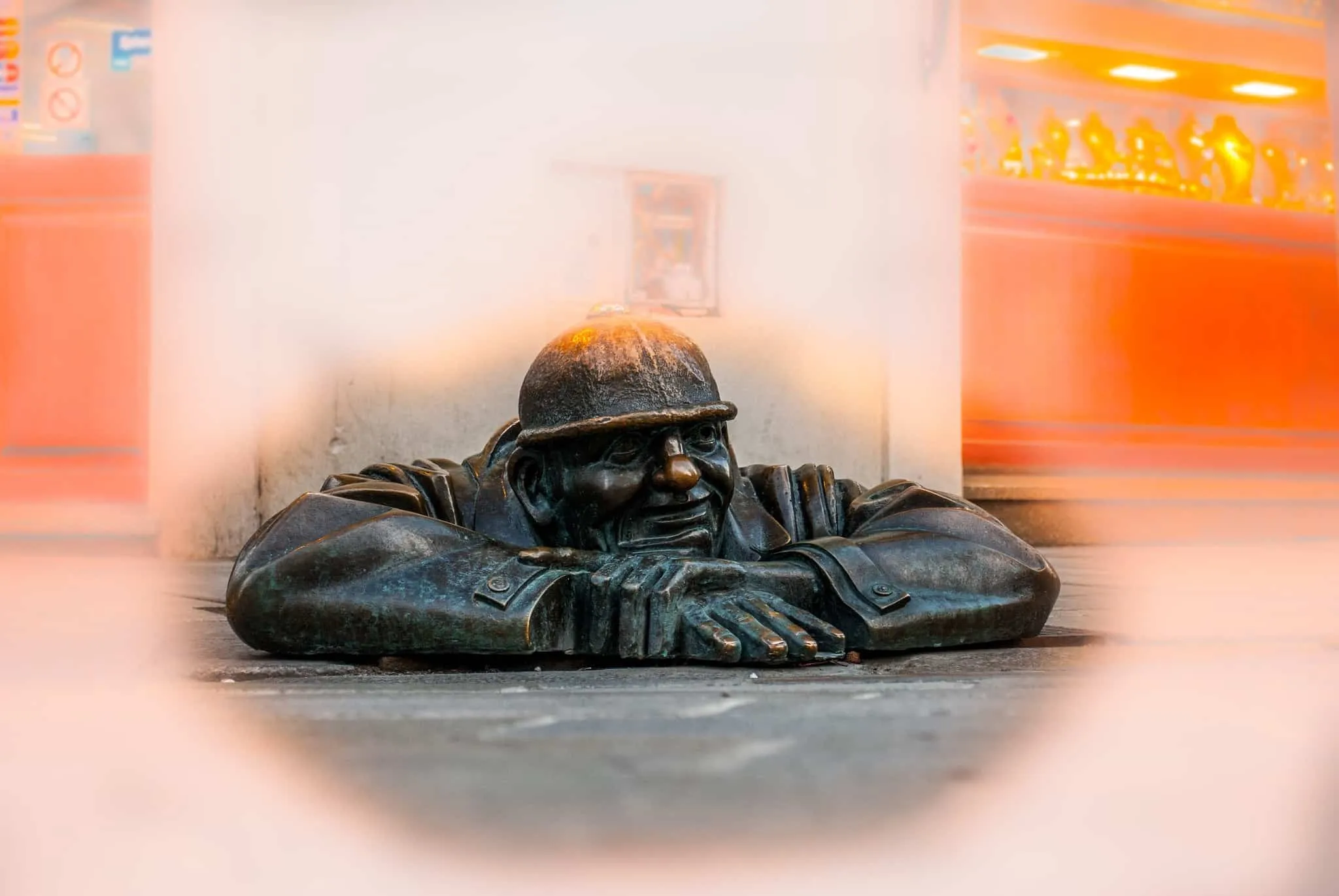 Slovakia Bratislava Man at Work