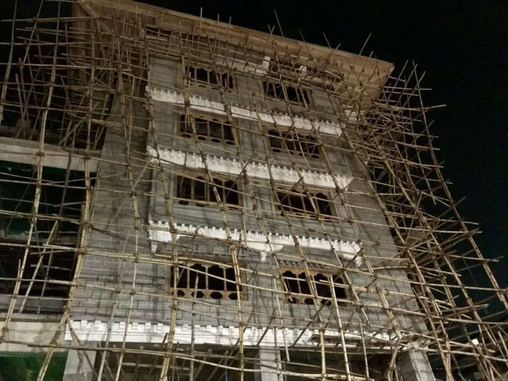 Bhutan - Thimphu, building in progress