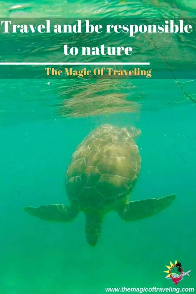 Travel and be responsible to nature