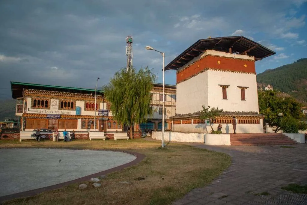 Bhutan, election sunny afternoon in Paro