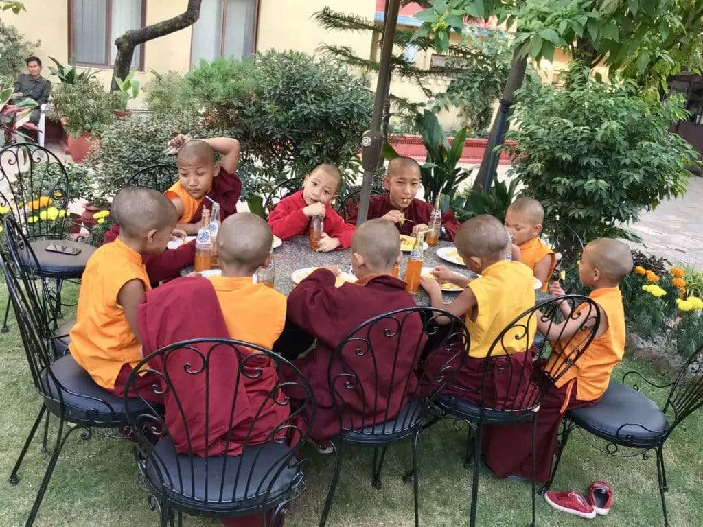 Nepal - our one-week cultural itinerary in Nepal, Kathmandu, children Buddhist monks
