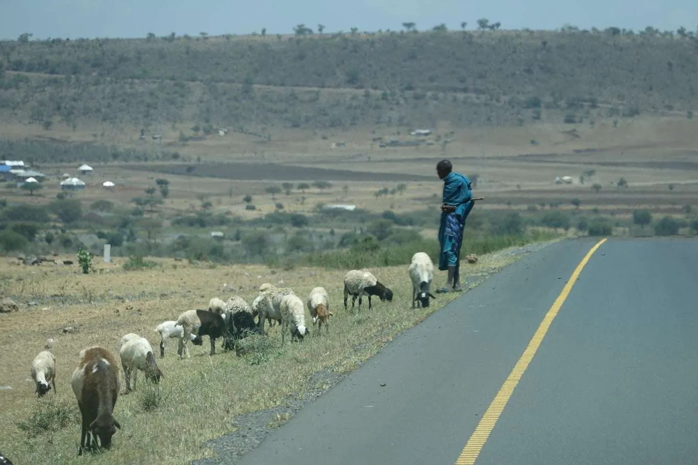 10-day Tanzania and Zanzibar itinerary - driving on the road