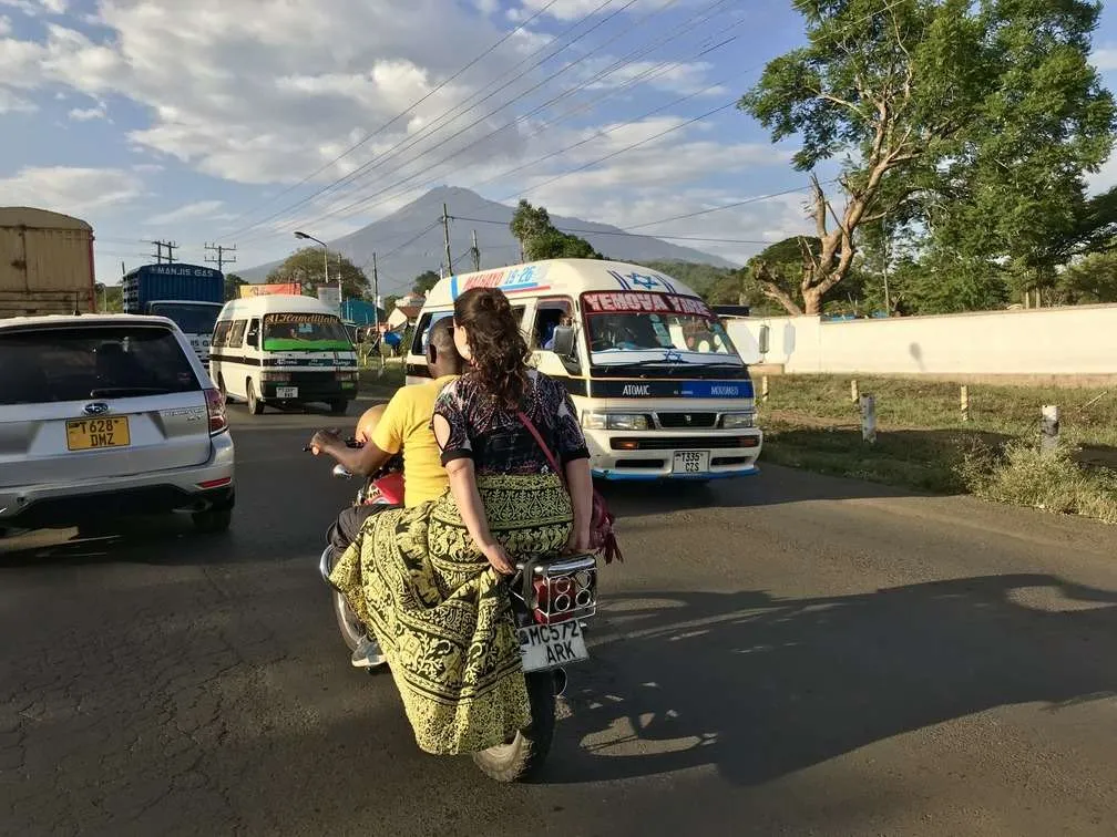 10-day Tanzania and Zanzibar itinerary - moto-taxi in Arusha