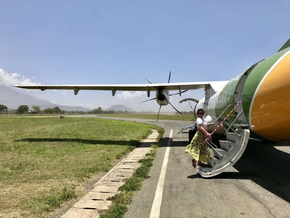 10-day Tanzania and Zanzibar itinerary - flying from Arusha to Zanzibar