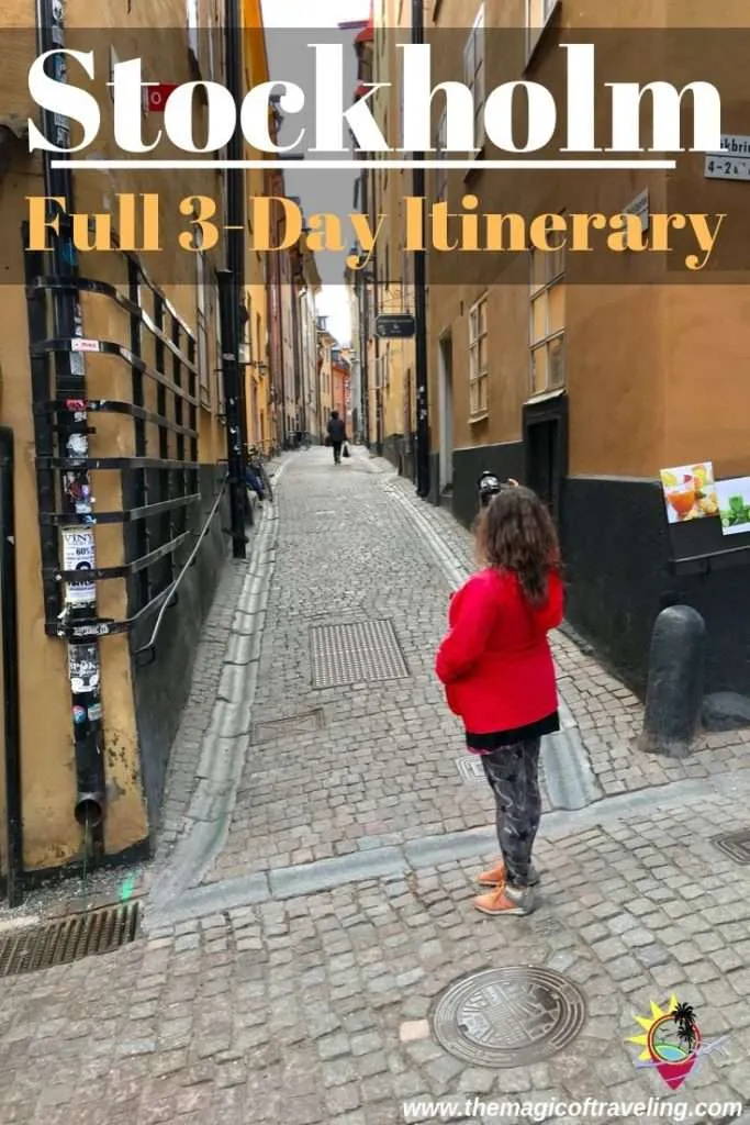 Sweden, 3 days in Stockholm full itinerary Pinterest